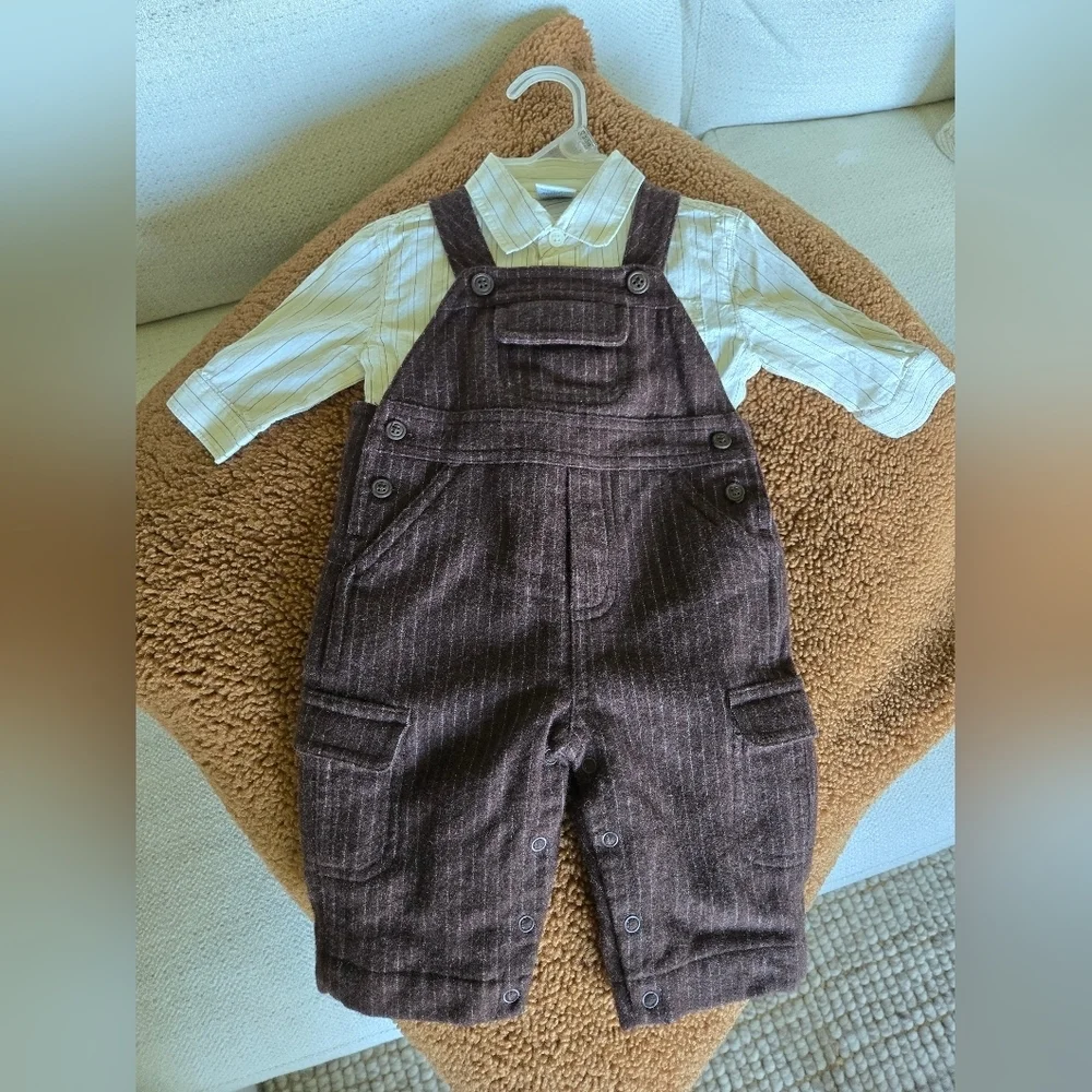 Vintage Brown Gymboree Wool Blend Yesteryear Pony Outfit 0-6 M Trendy Brown